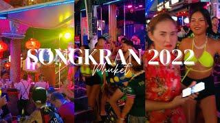 Water Splashing is back in Bangla Road | Phuket Songkran Festival 2022 | #walkingtour