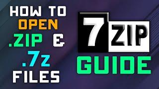 7zip Complete Guide - How to Open .Zip, .Rar & .7zip Files for Free