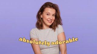 millie bobby brown being iconic for 5 minutes straight