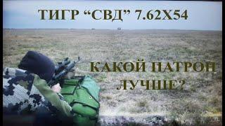 Тигр 7,62х54R СВД. Стрельба, кучность