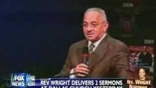 Rev. Wright Delivers 2 Sremons at Dallas Church 4/27/08 Clip