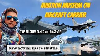 US Navy Museum on Top of Aircraft Carrier | Intrepid Museum | Space shuttle and Submarine Experience