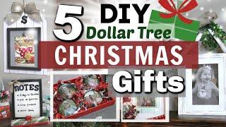 5 DIY Dollar Tree Christmas Gifts | BEST DIY GIFTS | Krafts by Katelyn