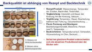 Erklärungen zur Backqualität von Weizen