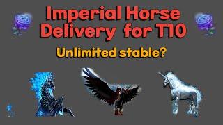 Unlimited(?) stable for T10 Imperial Horse Delivery | Black Desert Online