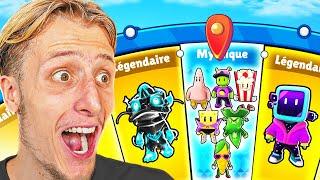 Cette Roue Mythique Me Donne Tous Les Skin De Stumble Guys !