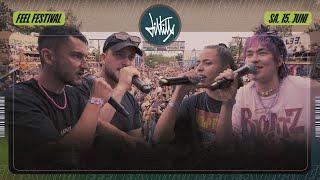 LuckyLily & Sh@wdy Sh@f vs. Shizu & Morgana | On Beat Battle + Interview @ Feel Festival | DLTLLY