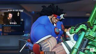 Overwatch 2 Rank 1 Tank Player GURU Showing His Sick Mauga Gameplay Skills