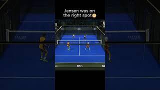 Everybody wants to be Enzo Jensen right now🫡 #fyp #padel #tennis #sports #highlights