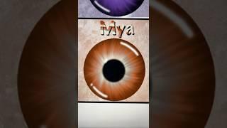 eye series | mya | #shorts #procreate #digitalart #shortsviral #art