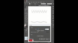 Wave line in Adobe illustrator - Adobe illustrator tricks