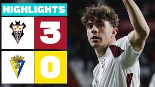 ALBACETE BP 3 - 0 CÁDIZ CF I HIGHLIGHTS LALIGA HYPERMOTION