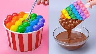 Fancy Pop It Dessert Tutorials | So Yummy Colorful Cake Decorating Recipes | Perfect Cake