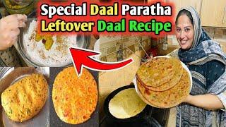 Husband Ki Dil Ki Bat️Leftover Daal Paratha Recipe | Zoha Beauty Vlog