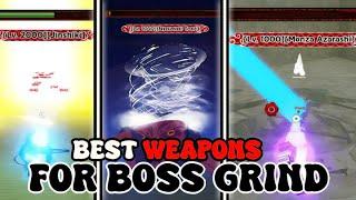 The BEST Shindo Life Weapons For Each Bosses - Shindo Life