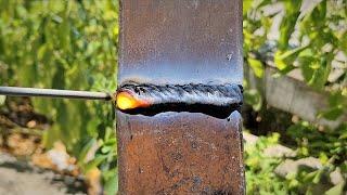 millions of people do not know the 2g welding technique on rusty plates