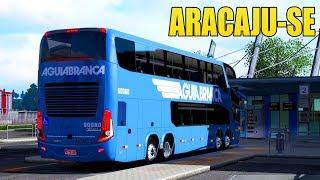 SEJAM BEM-VINDOS a ARACAJU-SE l ÁGUIA BRANCA l G7 1800 DD l ETS2 MOD BUS l SIMULAÇÃO ao EXTREMO #14