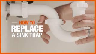 How to Replace a Sink Trap | Plumbing | The Home Depot