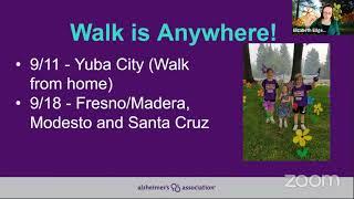 September 2021Facebook Live: It's Walk to End Alzheimer's Season