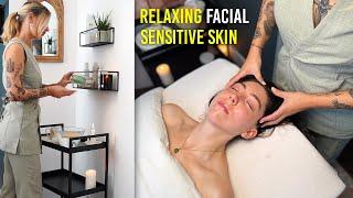The Most Relaxing Facial Tutorial For Sensitive Skin Ever