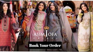 Asim Jofa 3Piece Unstitched Print Collection'24