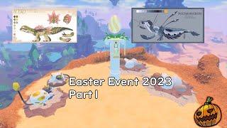 New minigame Easter Event 2023 part1 Creatures of sonaria New creature,remodel:Polymonstrum,Aueko