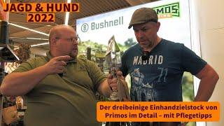 Jagd & Hund 2022: Der dreibeinige Einhandzielstock von Primos im Detail – mit Pflegetipps