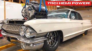 WILL THE 711CI TWIN-TURBO HEMI FIT INTO MY 1961 CADILLAC COUPE DEVILLE?