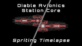 Starsector modding timelapse: Diable Avionics station core