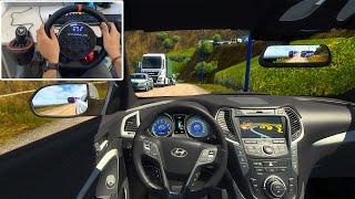 2014 Hyundai Santa Fe - Euro Truck Simulator 2 | Cammus C5 Steering Wheel Gameplay