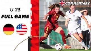 Germany U 23 vs. USA U 23 – 1st Match | Full Game | U 23 Women's National Team