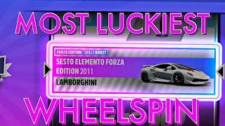 Forza Horizon 5 | Most Luckiest Wheel-spin | Lamborghini Sesto Elemento forza Edition