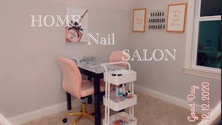 VLOGMAS DAY 10-11: Setting Up My Home Nail Salon 