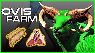 ARK: Survival Evolved | Ovis Farm Guide (Best way to get Hide + Mutton)