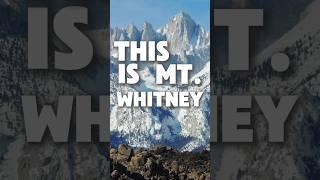 Americas Tallest Mountain. (Ex. Alaska) #taso #mtwhitney #hiking