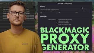 Blackmagic Proxy Generator & PROXY Workflow in Davinci Resolve 18 EXPLAINED! - Tutorial