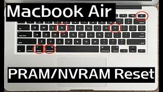 How To Reset Macbook Air PRAM / NVRAM | PRAM Reset