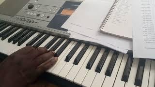 First Piano Lesson In Ondangwa, Namibia