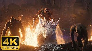 Skar King rides off to War - Full Scene 4K - Godzilla x Kong: The New Empire