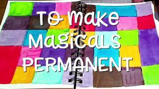 How to Make Lindy's Magical Powder Paints Permanent