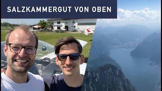 Salzkammergut von oben: Bad Vöslau - Seitenstetten - Schafberg - Bad Vöslau