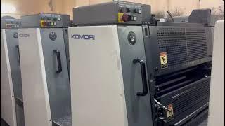 KOMORI L428 (SAPC) 2000 Model: Sold & Successfully Installed in Patparganj Industrial Area, Delhi