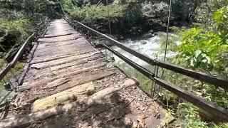 WOODEN BRIDGE NICE AND SCARY  