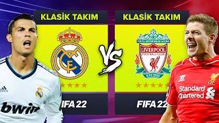 REAL MADRID EFSANELERİ vs LIVERPOOL EFSANELERİ // FIFA 22 KARİYER MODU ALL-STAR KAPIŞMA