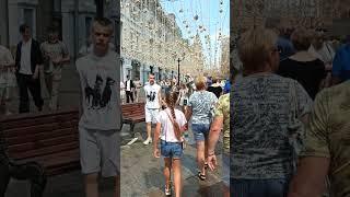 Moscow Nikolskaya street Walk   #shorts