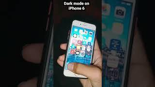 Dark mode on iPhone 6 