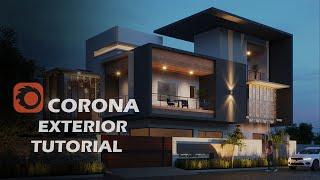 3Ds Max 2022 corona Complete Exterior Rendering Tutorial for beginners to intermediate #1