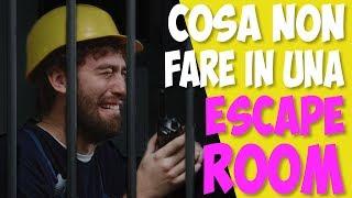 COSA NON FARE IN UNA ESCAPE ROOM