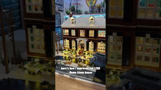 I improved the LEGO Home Alone House set! #lego #afol #christmas #moc #legosets #shorts #homealone