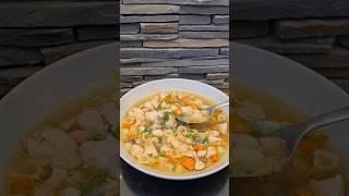 Hühnersuppe schnell und einfach in 30 Minuten frisch und gesund selber kochen #easyrecipe #easy